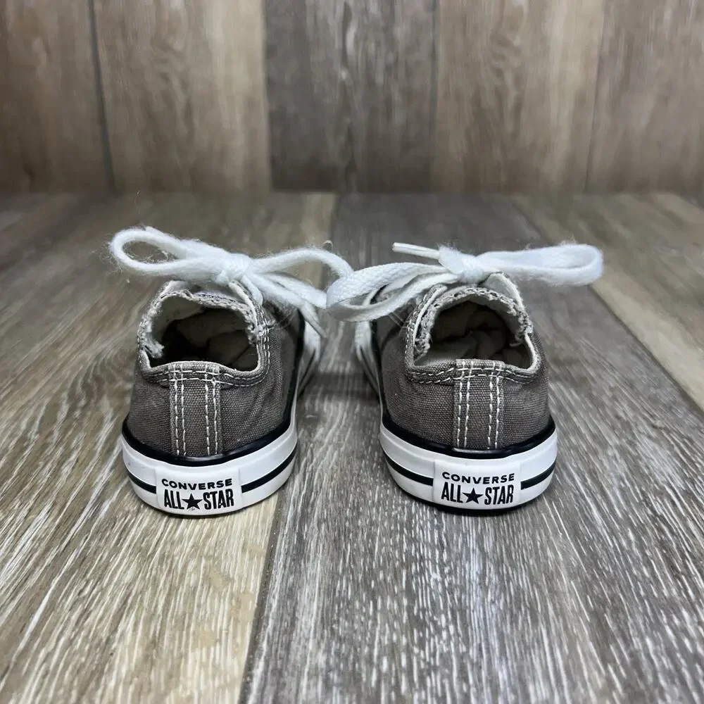 Converse Infant Youth US Size 5 Chuck Taylor Charcoal Gray Sneaker Shoes 7J794